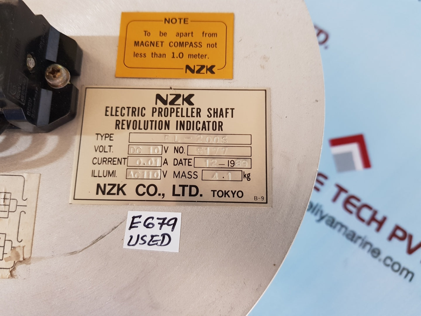 Nzk fl-200s electric propeller shaft revolution indicator