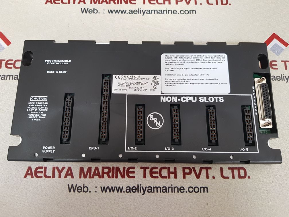 Ge fanuc ic693chs397m 5 solt base emi enhanced
