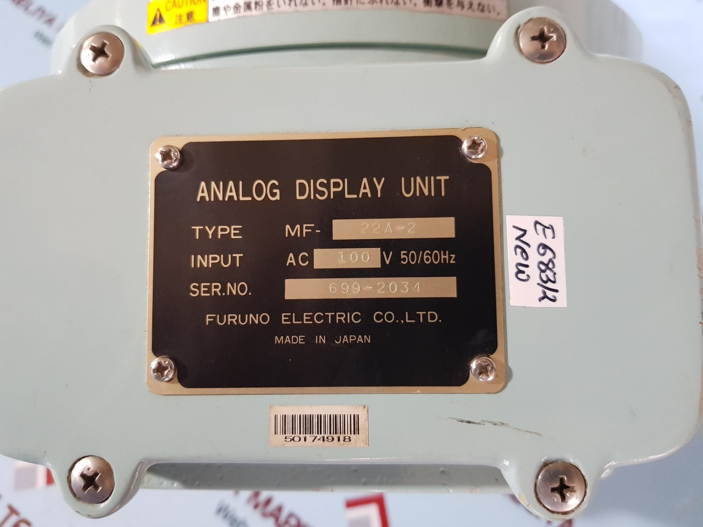 Furuno mf-22a-2 analog display unit
