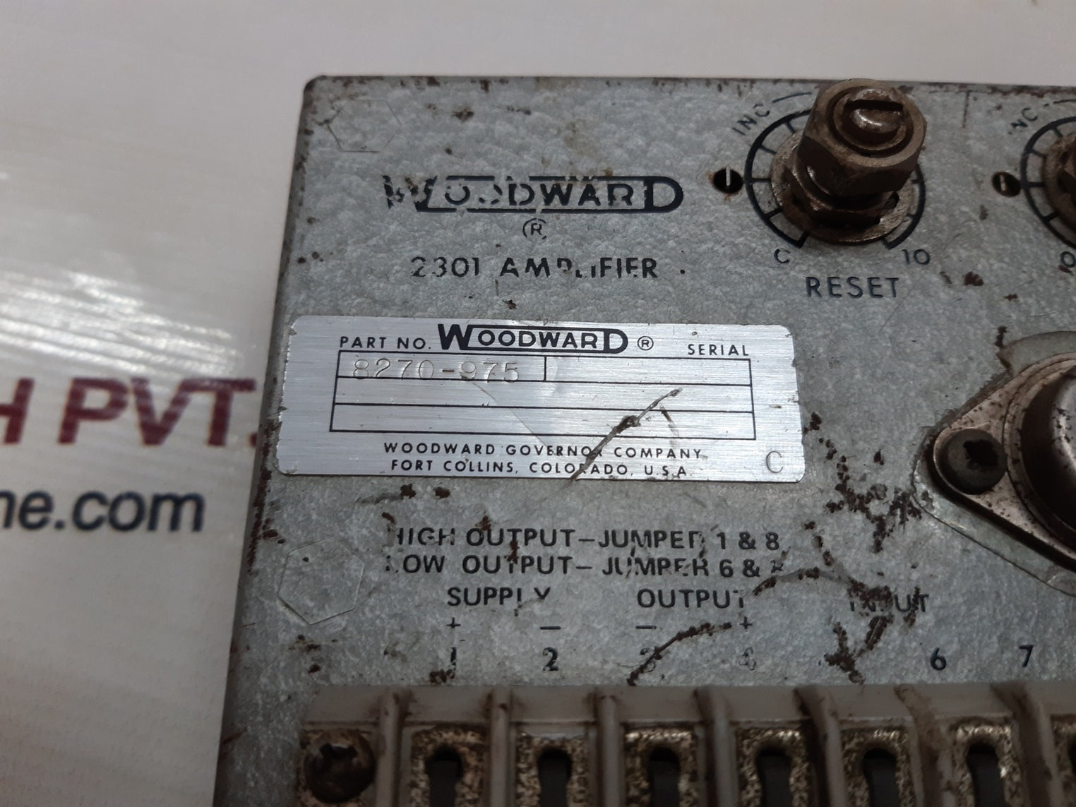 Woodward 8270-975 2301 amplifier