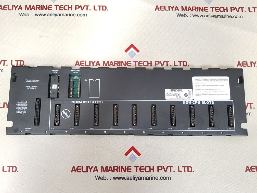 Ge fanuc ic693cpu323x base 10-slot with cpu