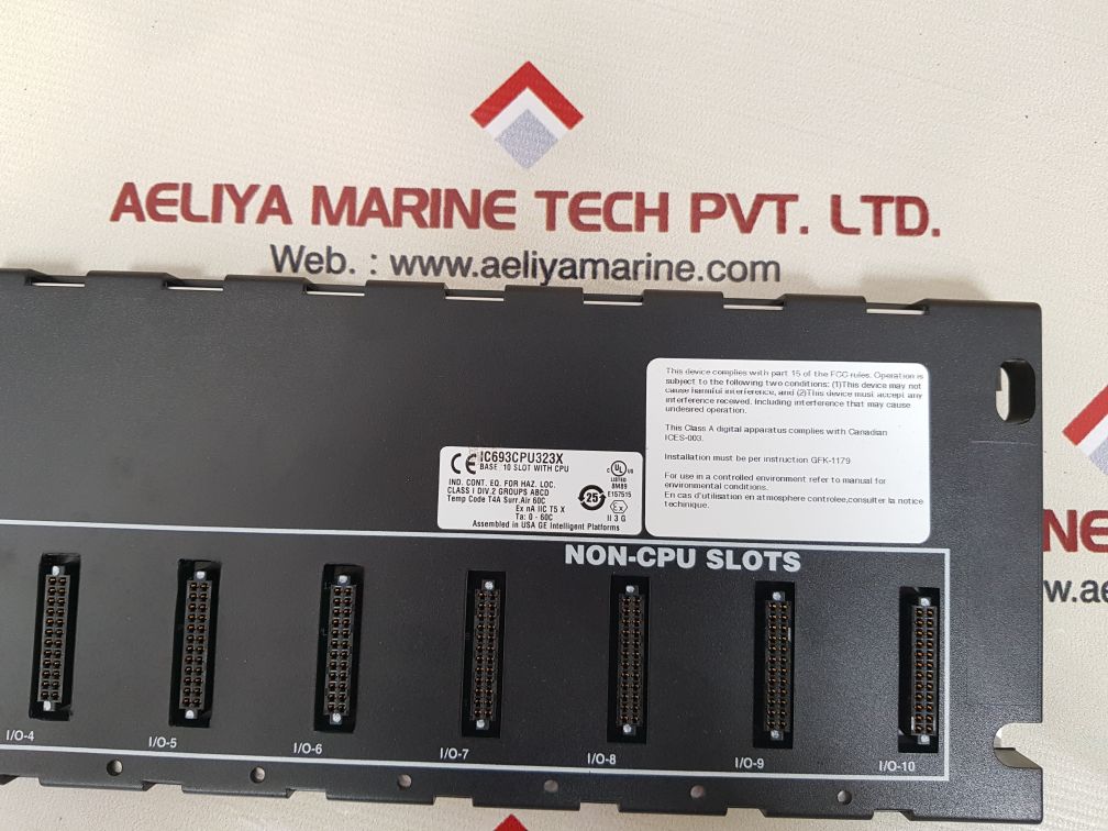 Ge fanuc ic693cpu323x base 10-slot with cpu