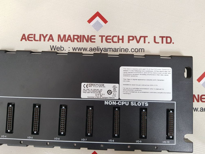 Ge fanuc ic693cpu323x base 10-slot with cpu