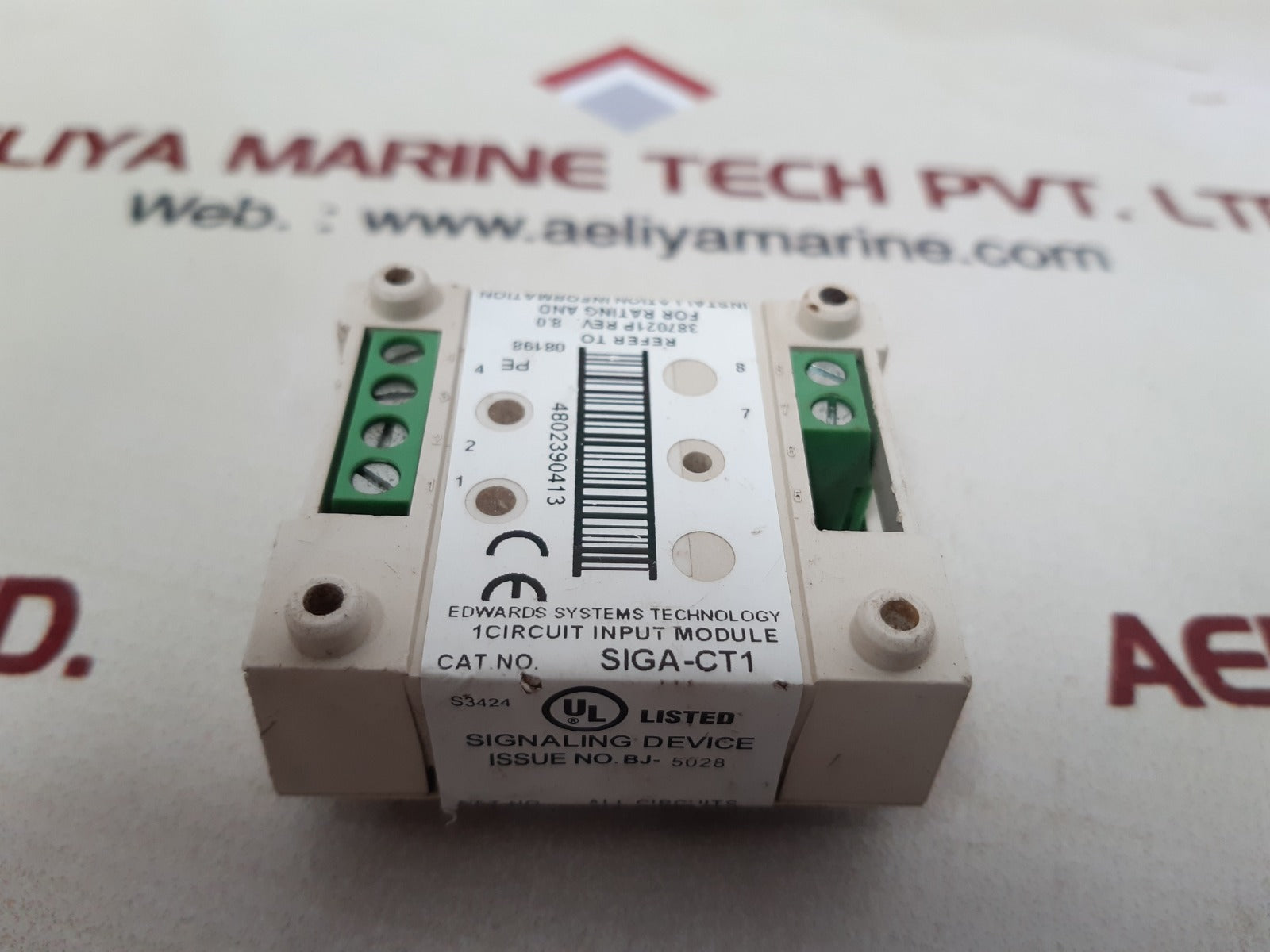 Edwards siga-ct1 single input module