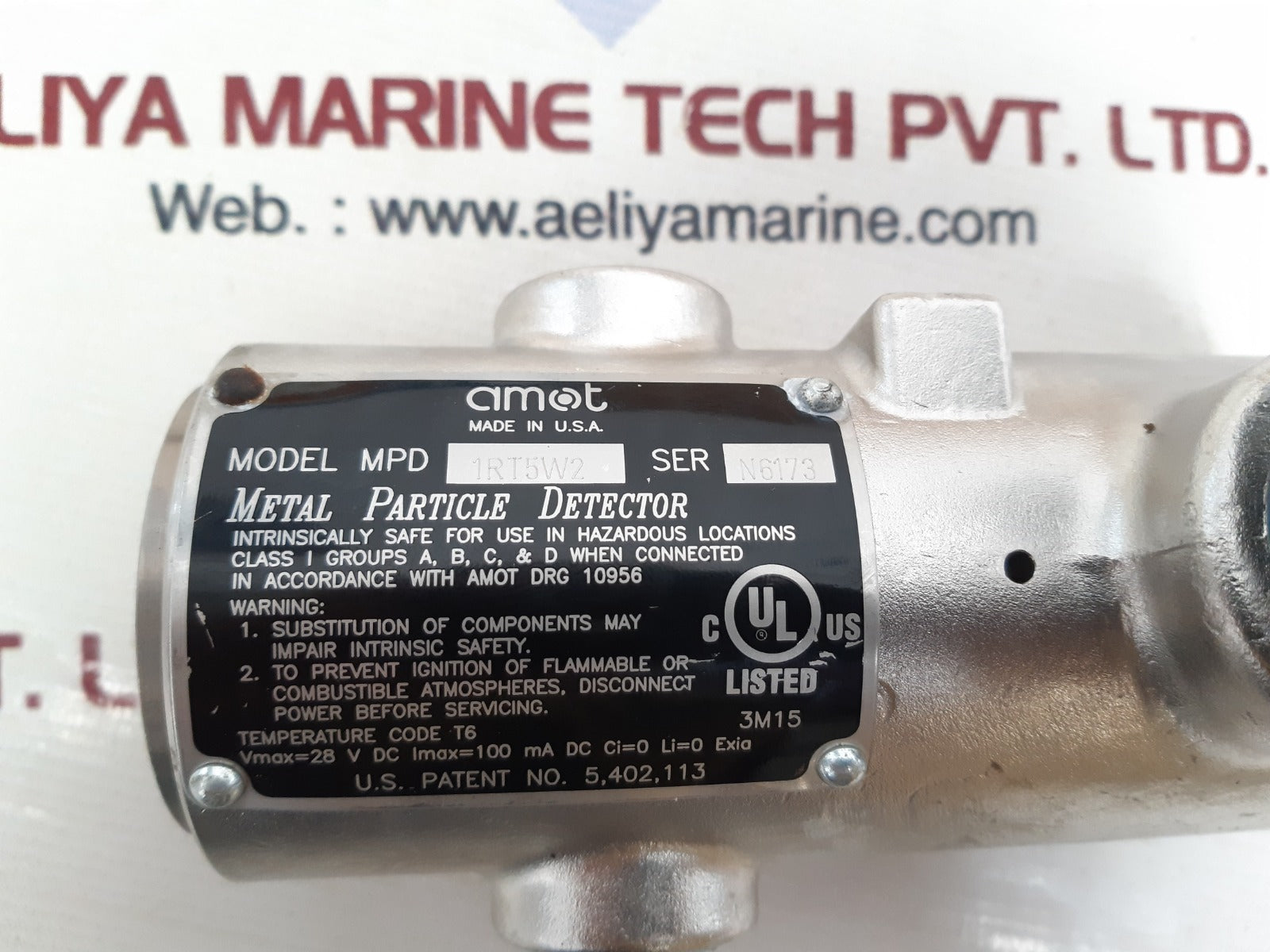 Amot mpd 1rt5w2 metal particle detector