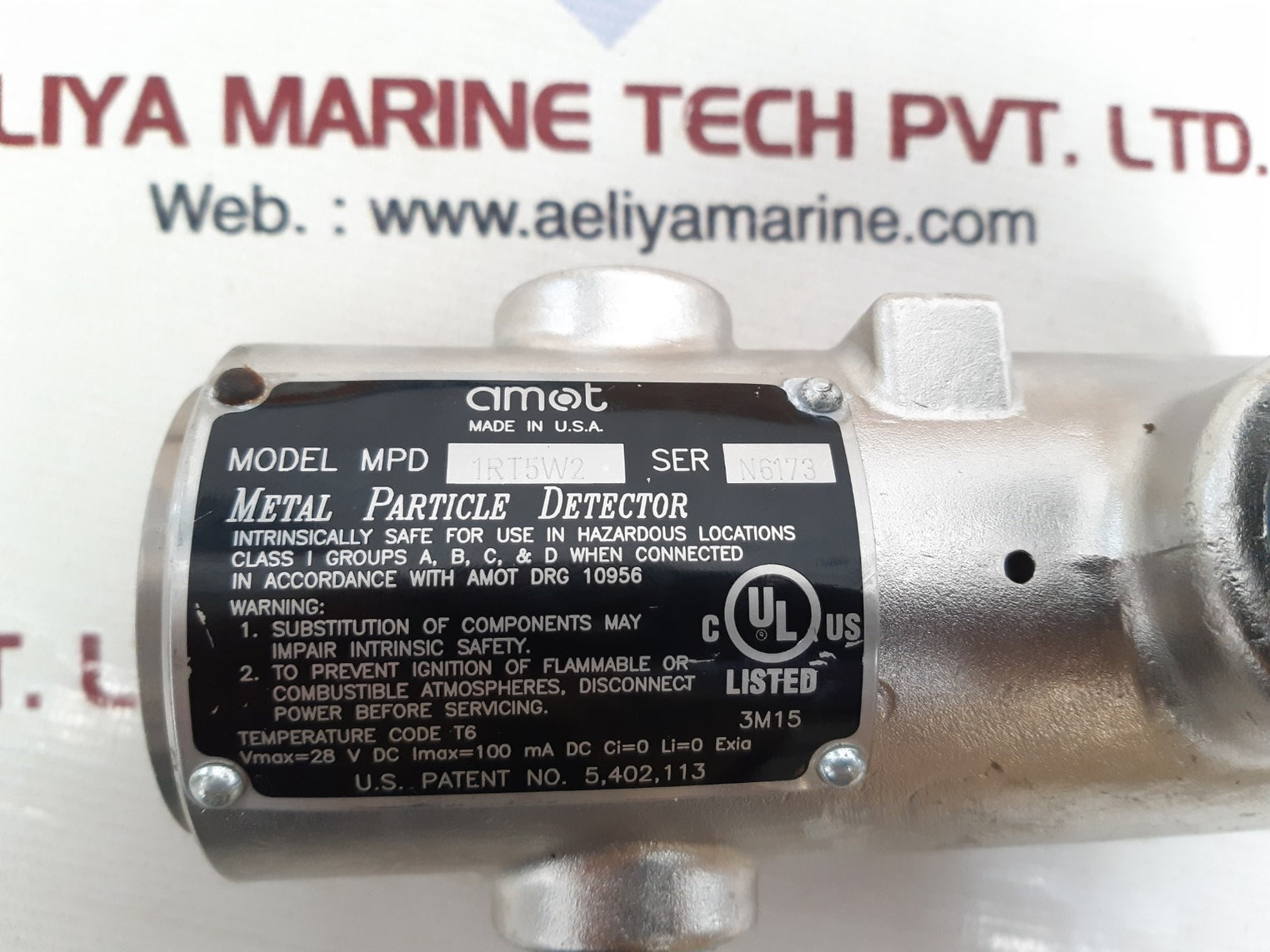 Amot mpd 1rt5w2 metal particle detector