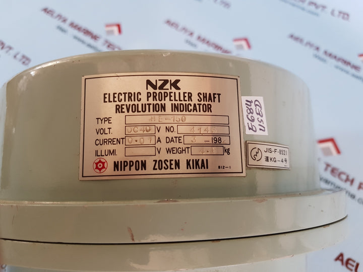 Nzk he-150 electric propeller shaft revolution indicator