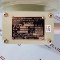 Nunotani keiki jis f 8521-fe150k electric propeller shaft revolution indicator