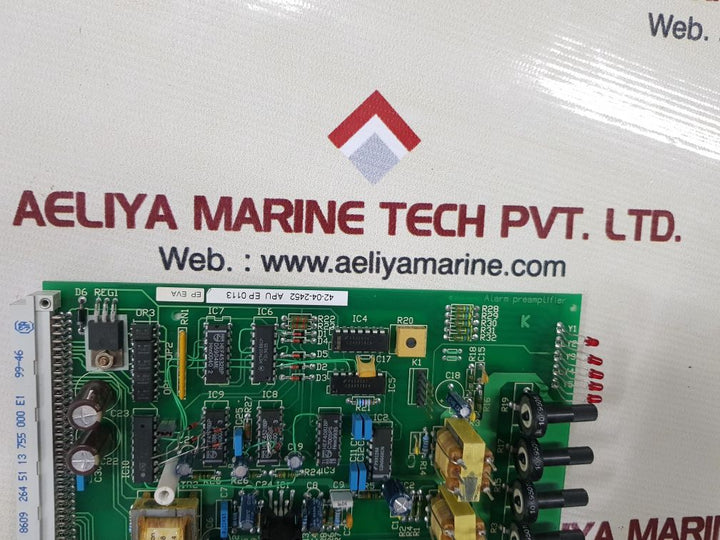 Vingtor 42-04-2452 alarm preamplifier pcb card