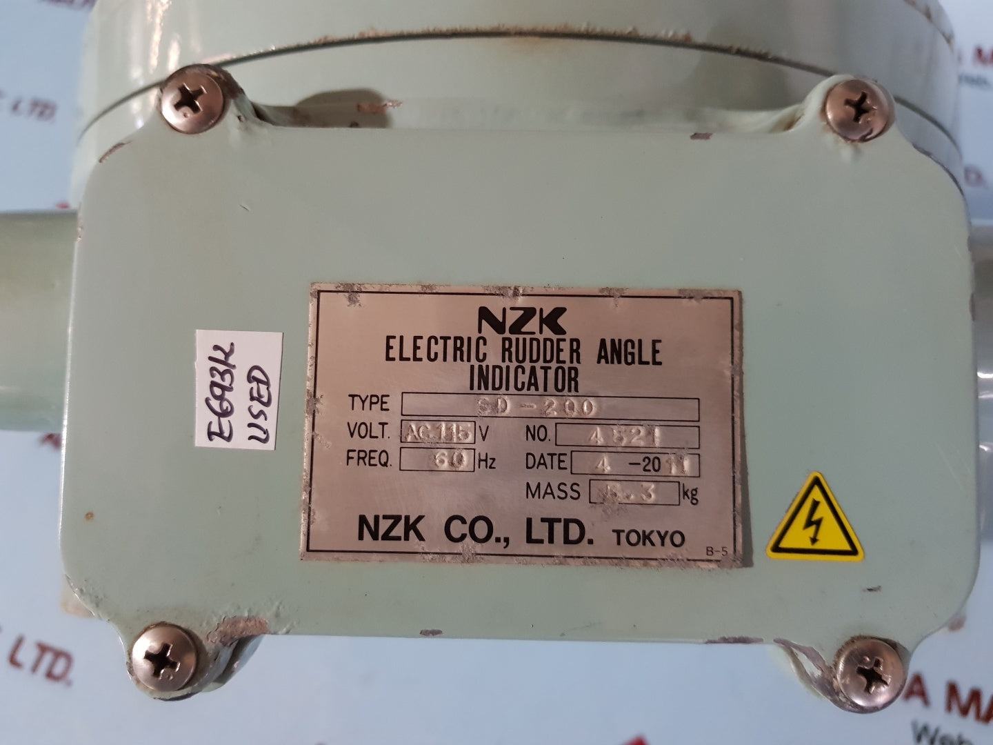 Nzk sd-200 electric rudder angle indicator