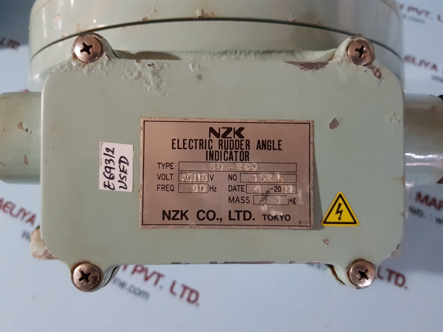 Nzk sd-200 electric rudder angle indicator