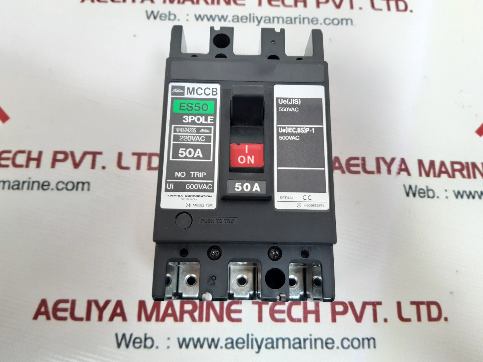 Toshiba mccb es50 3pole circuit breaker