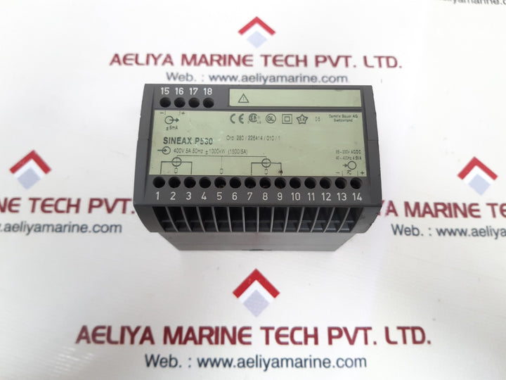 Camille sineax p530 active reactive power transducer 