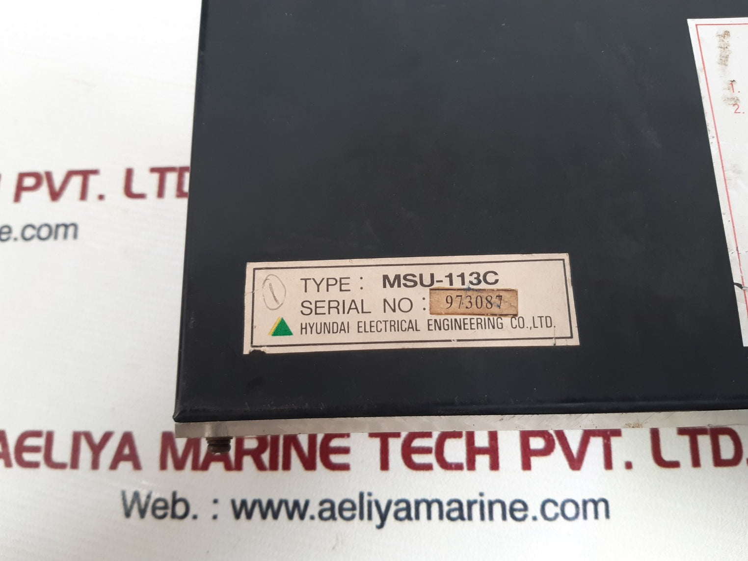 Hyundai msu-113c heem-2 motor auto control unit 