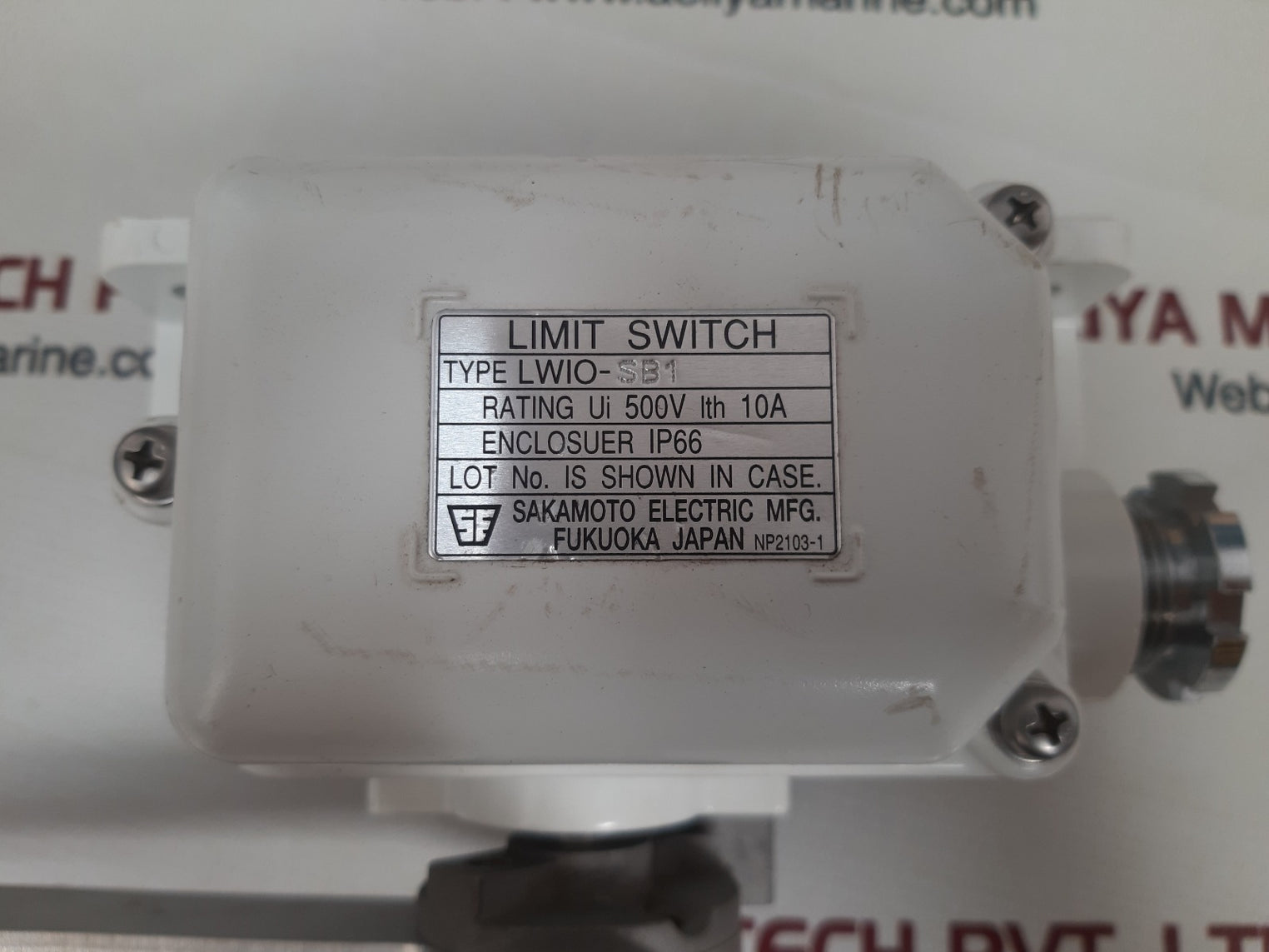 Sakamoto lwio-sb1 limit switch 500v 10a