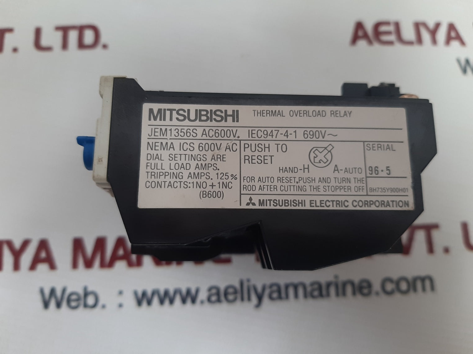 Mitsubishi thermal overload relay