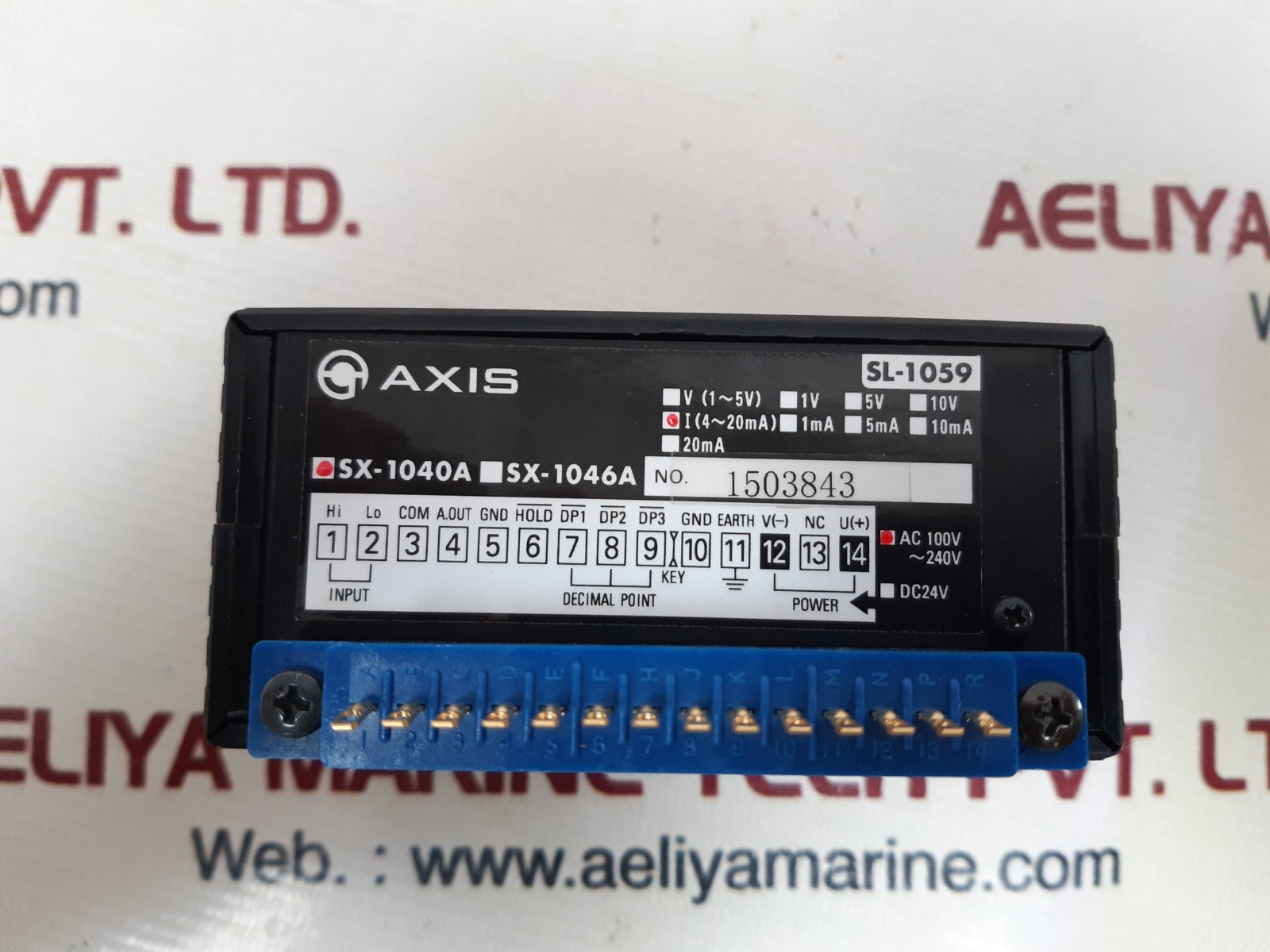 Axis sx-1040a-i digital scaling meter 