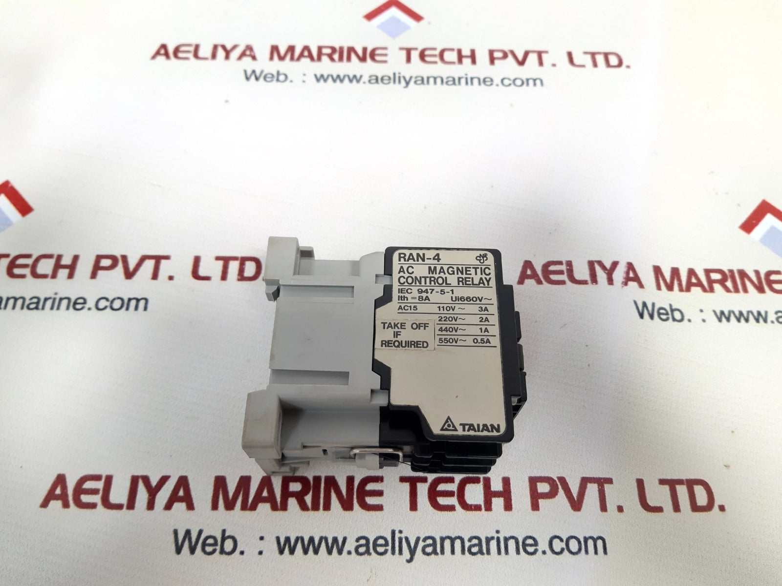 Taian ran-4 ac magnetic control relay – Aeliya Marine Tech