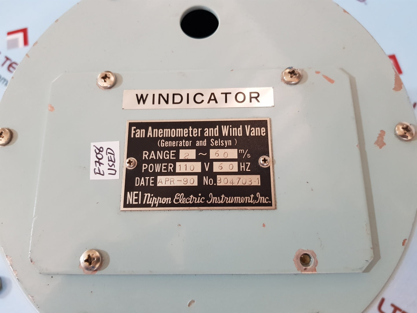 Nippon electric fan anemometer and wind vane