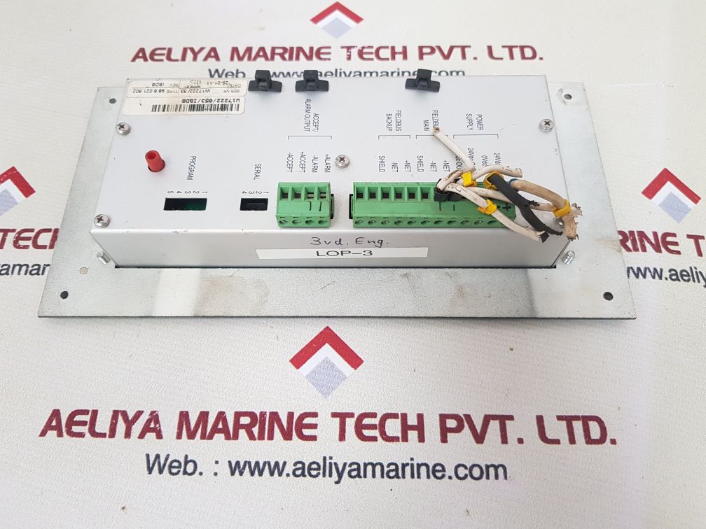 Praxis automation 98.6.021.602 ship monitoring panel Used
