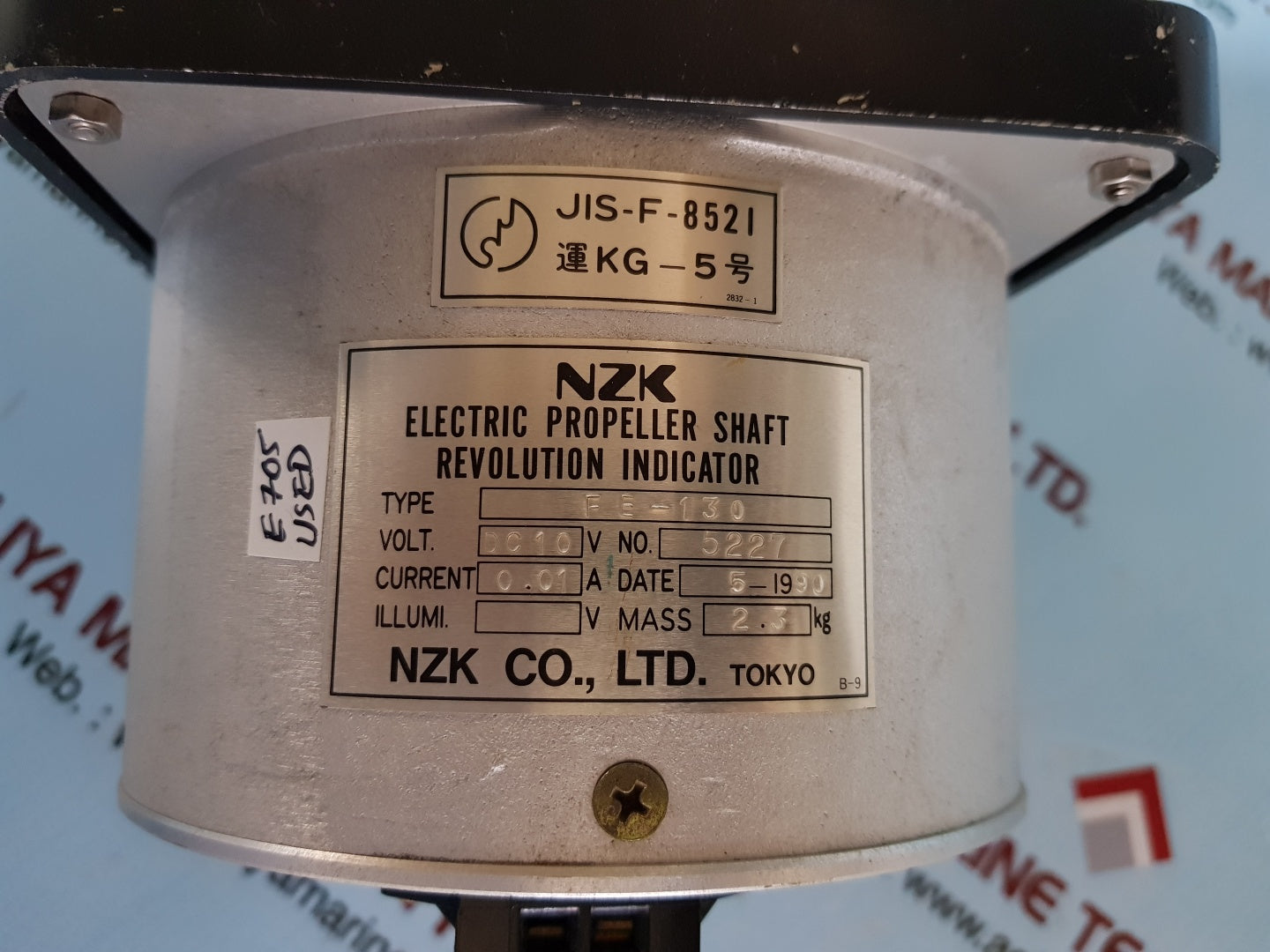 Nzk fe-130 electric propeller shaft revolution indicator