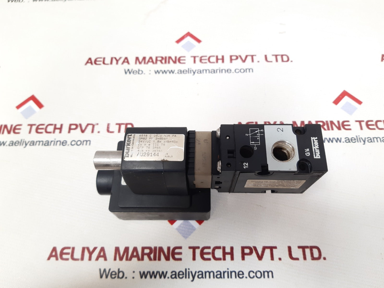 Burkert ac10-z3-6-pd55-ja02 solenoid valve au29144 