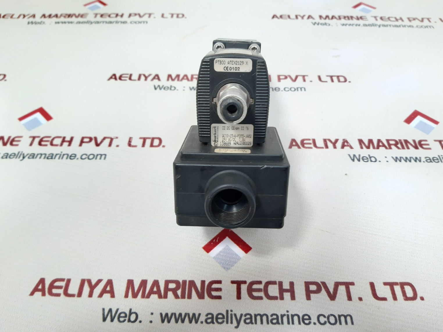 Burkert ac10-z3-6-pd55-ja02 solenoid valve au29144 