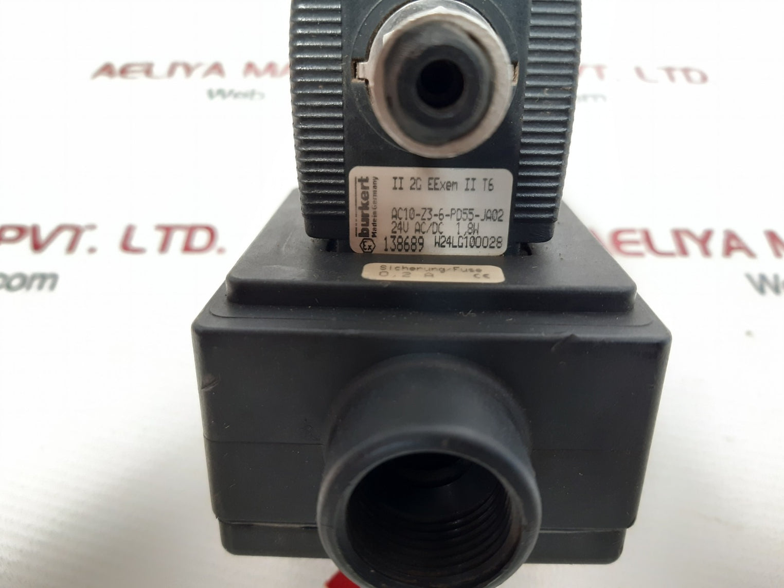 Burkert ac10-z3-6-pd55-ja02 solenoid valve au29144 