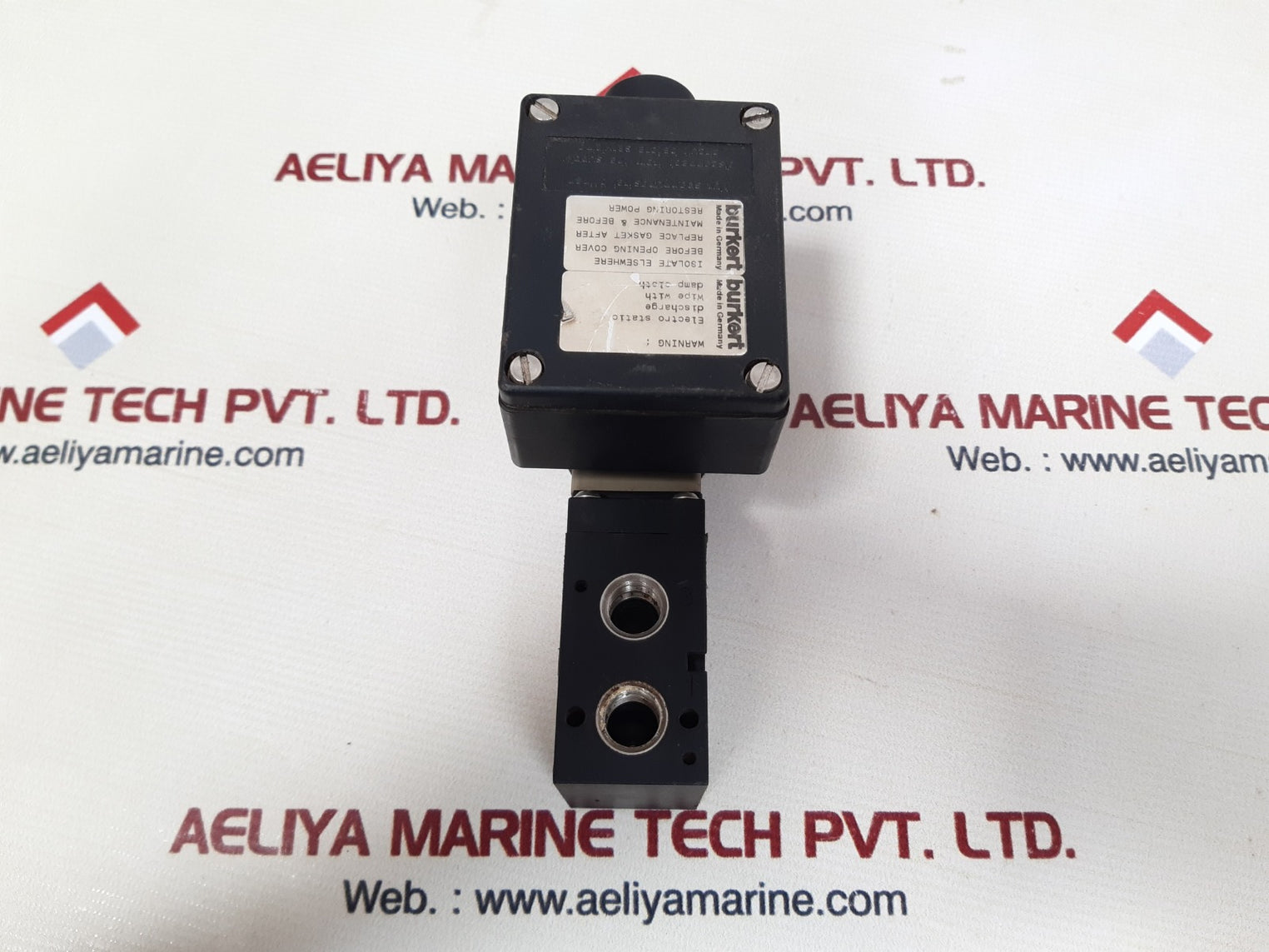 Burkert ac10-z3-6-pd55-ja02 solenoid valve au29144 