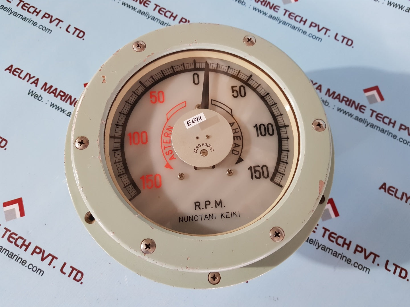 Nunotani keiki jis f 8521 d-he150 electric propeller shaft tachometer