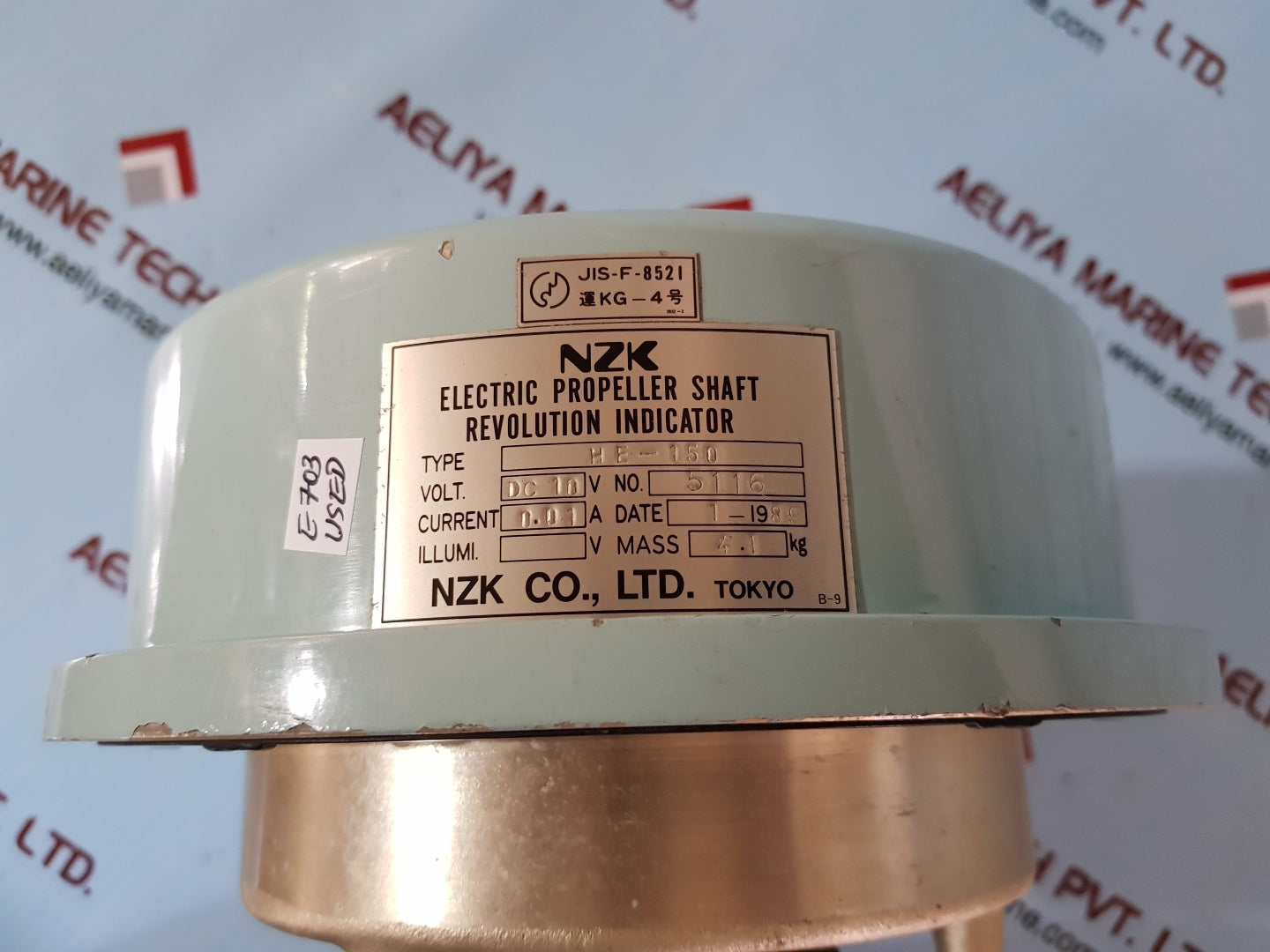 Nzk he-150 electric propeller shaft revolution indicator dc 10v