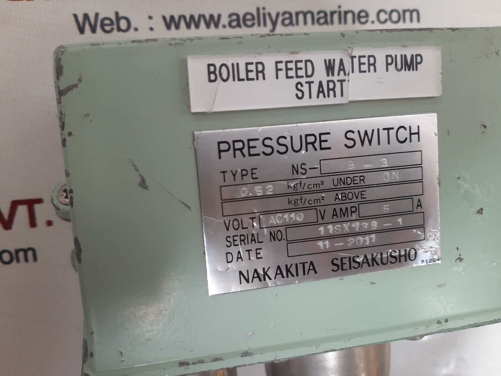 Nakakita Ns-9-3 pressure switch