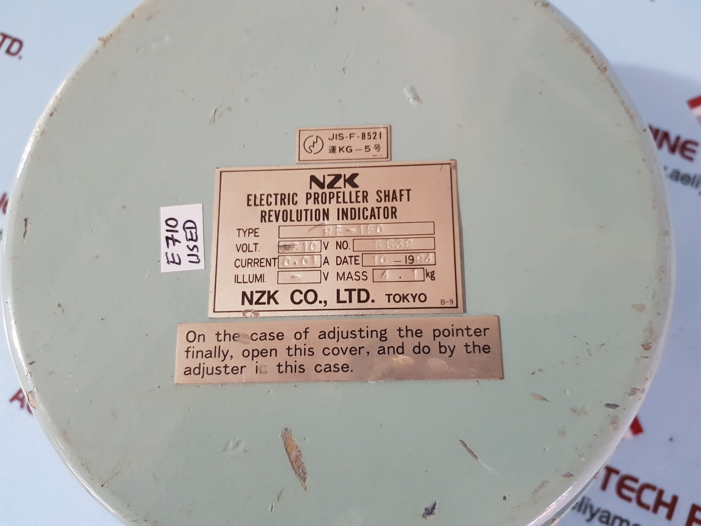 Nzk he-150 electric propeller shaft revolution indicator 0-80rpm