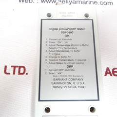 Barnant 559-3800 digital ph/mv/orp meter 
