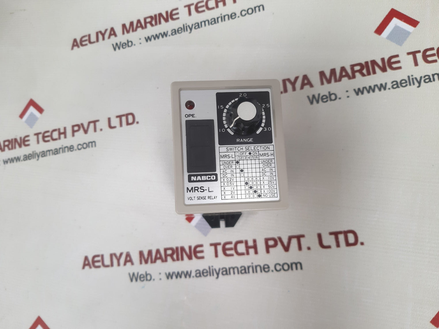 Nabco mrs-l volt sense relay