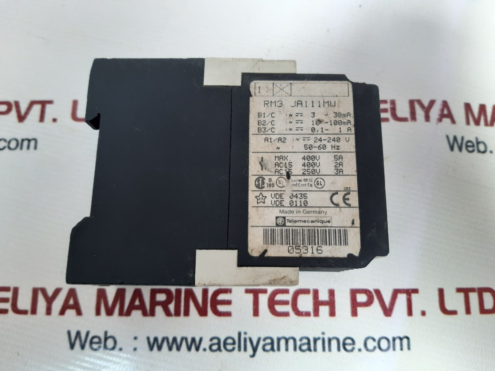 Telemecanique rm3 ja111mw relay