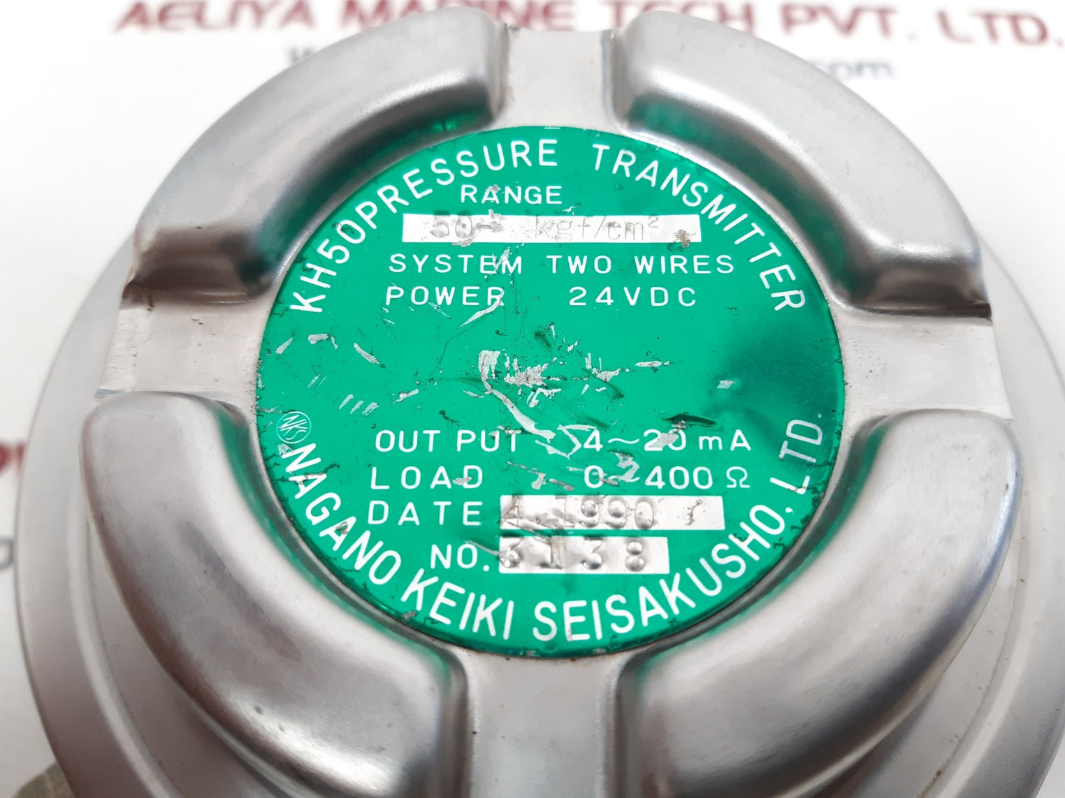 Nagano keiki kh50 pressure transmitter 50-kgf/cm²