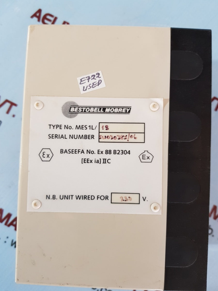 Mobrey electrosensor mes1l/1s liquid level control