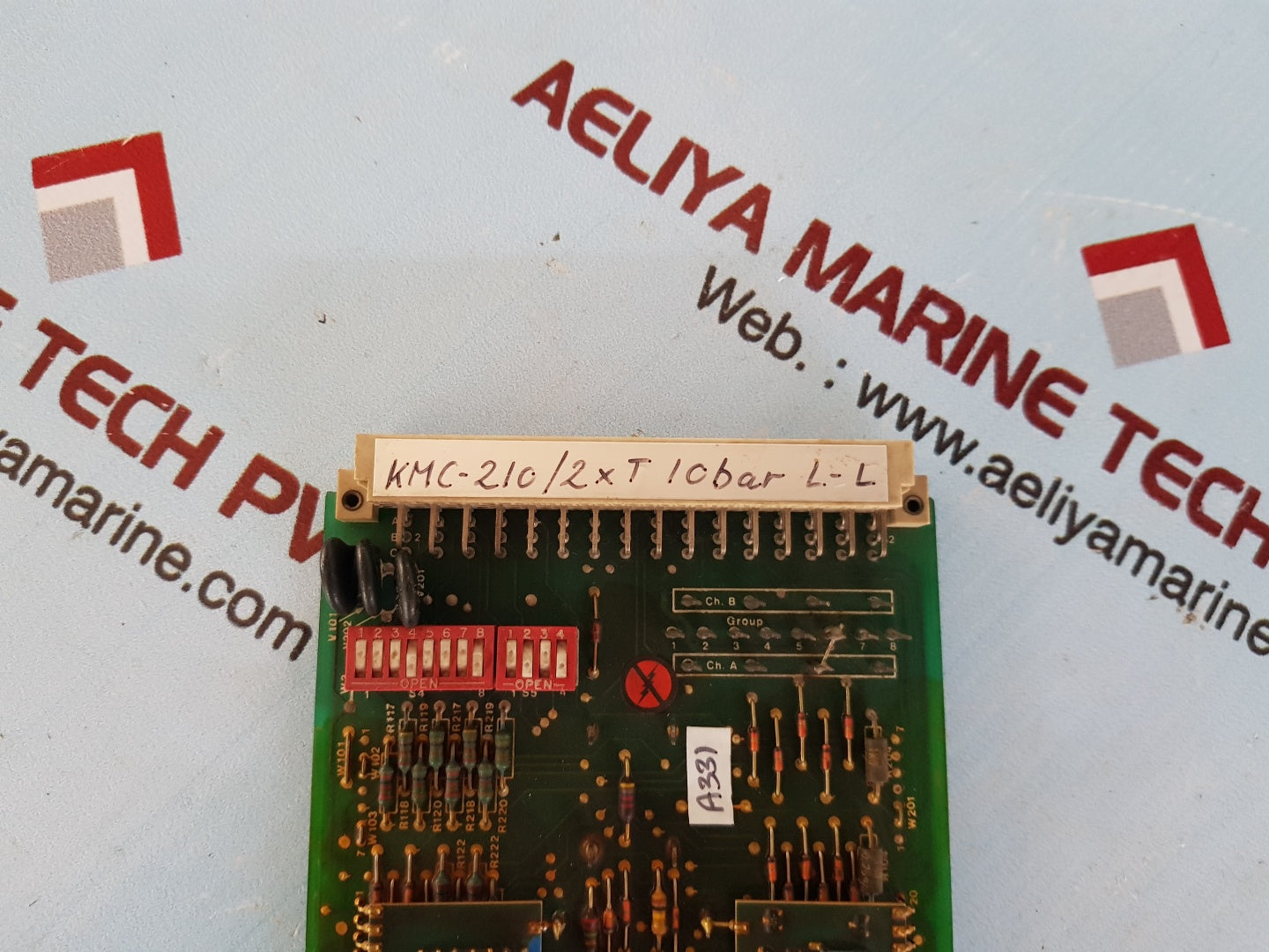 Autronica Kmc-210/2xt 10bar l-l pcb card 7252-013.0002