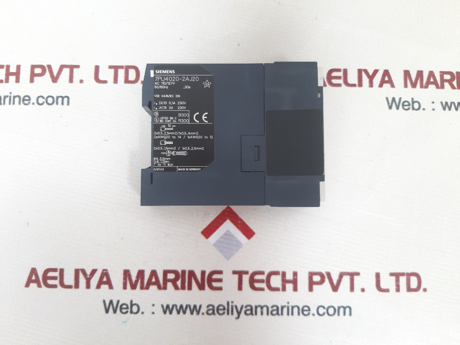 Siemens 7pu4020-2aj20 time relay 