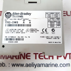 Allen-bradley 1762-ow8 ser a micro logix output module
