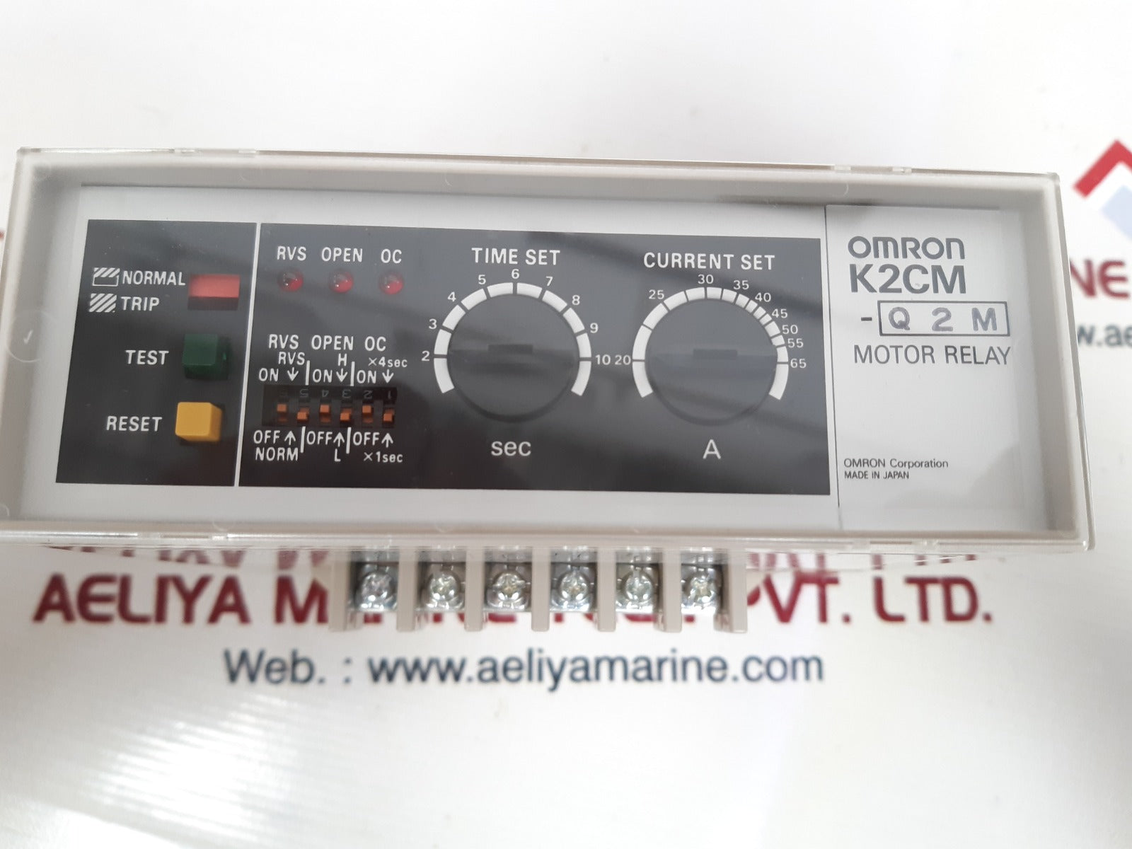 Omron k2cm-q2m motor relay