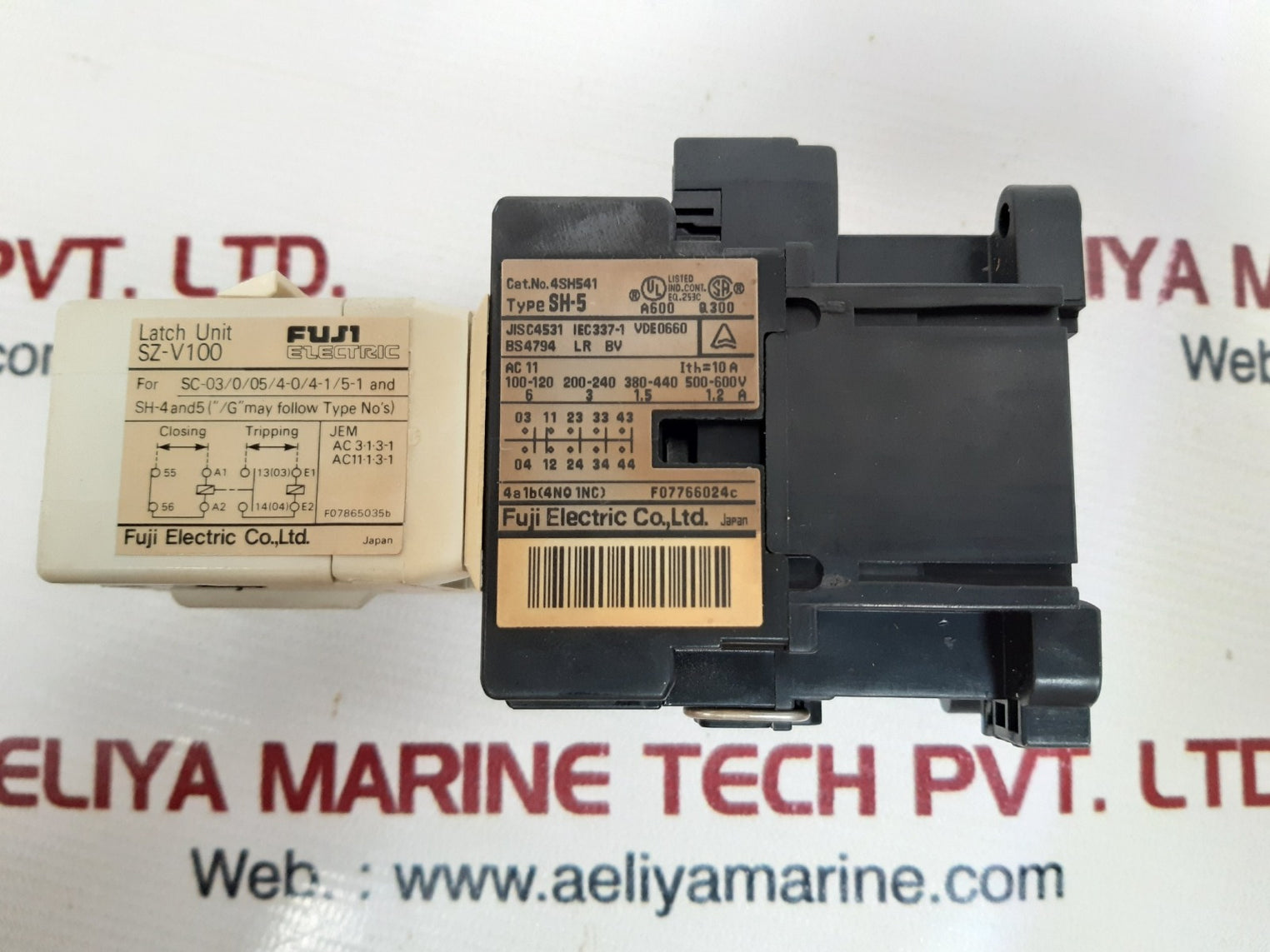 Fuji electric sh-5/v latch unit 4sh541