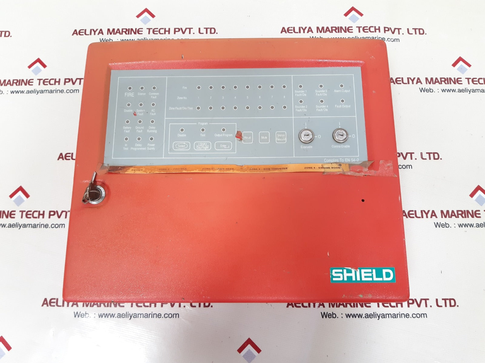 Shield p-c208 conventional fire alarm control panel