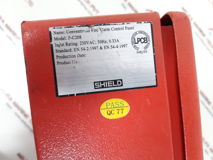 Shield p-c208 conventional fire alarm control panel