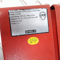 Shield p-c208 conventional fire alarm control panel