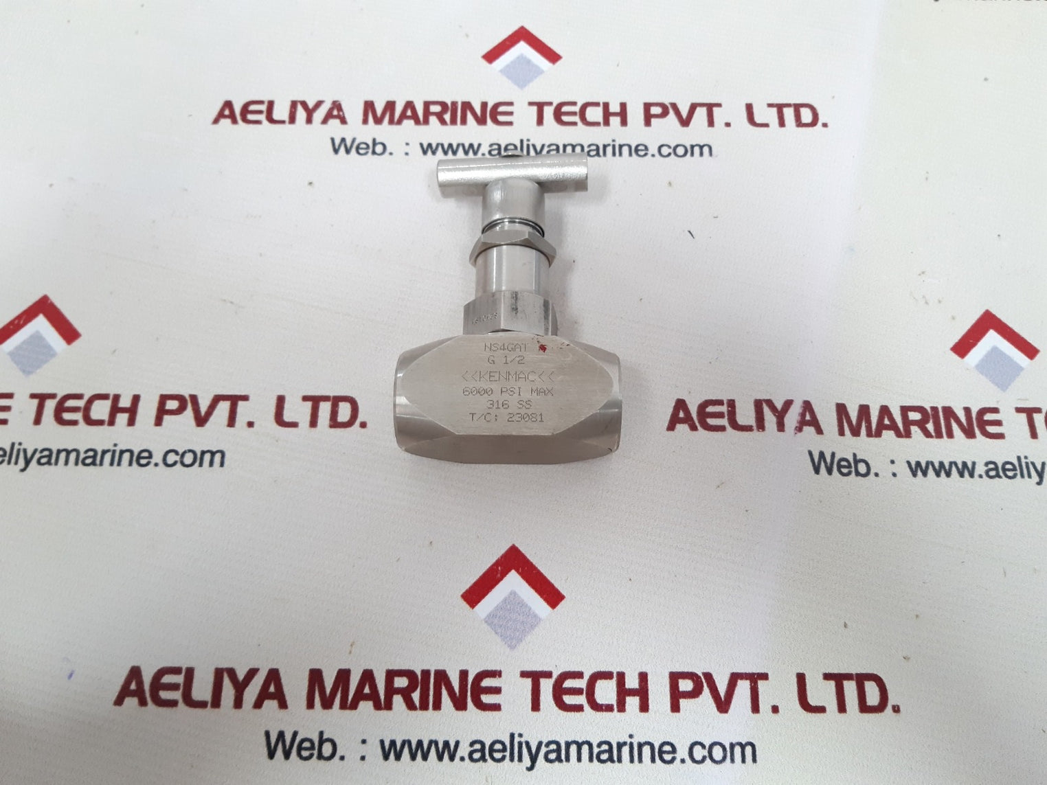 Kenmac ns4gat g 1/2 needle valve 6000psi 