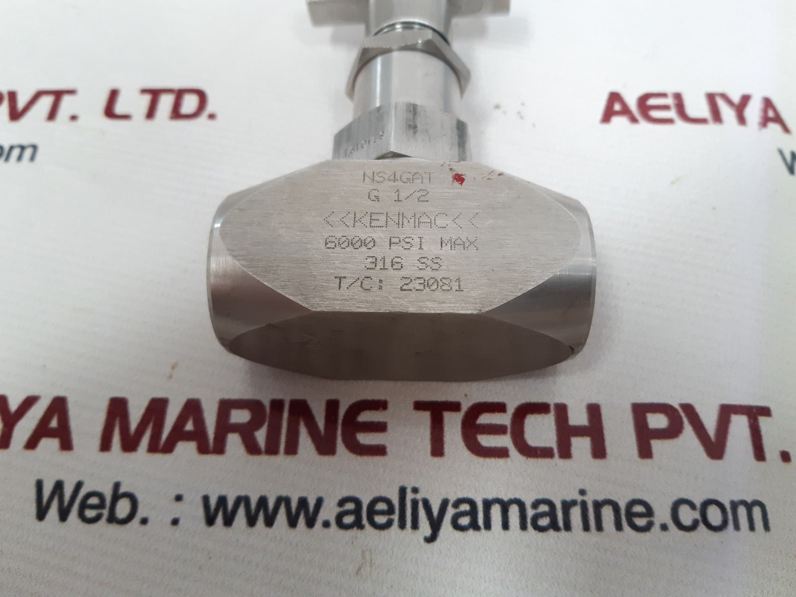 Kenmac ns4gat g 1/2 needle valve 6000psi 
