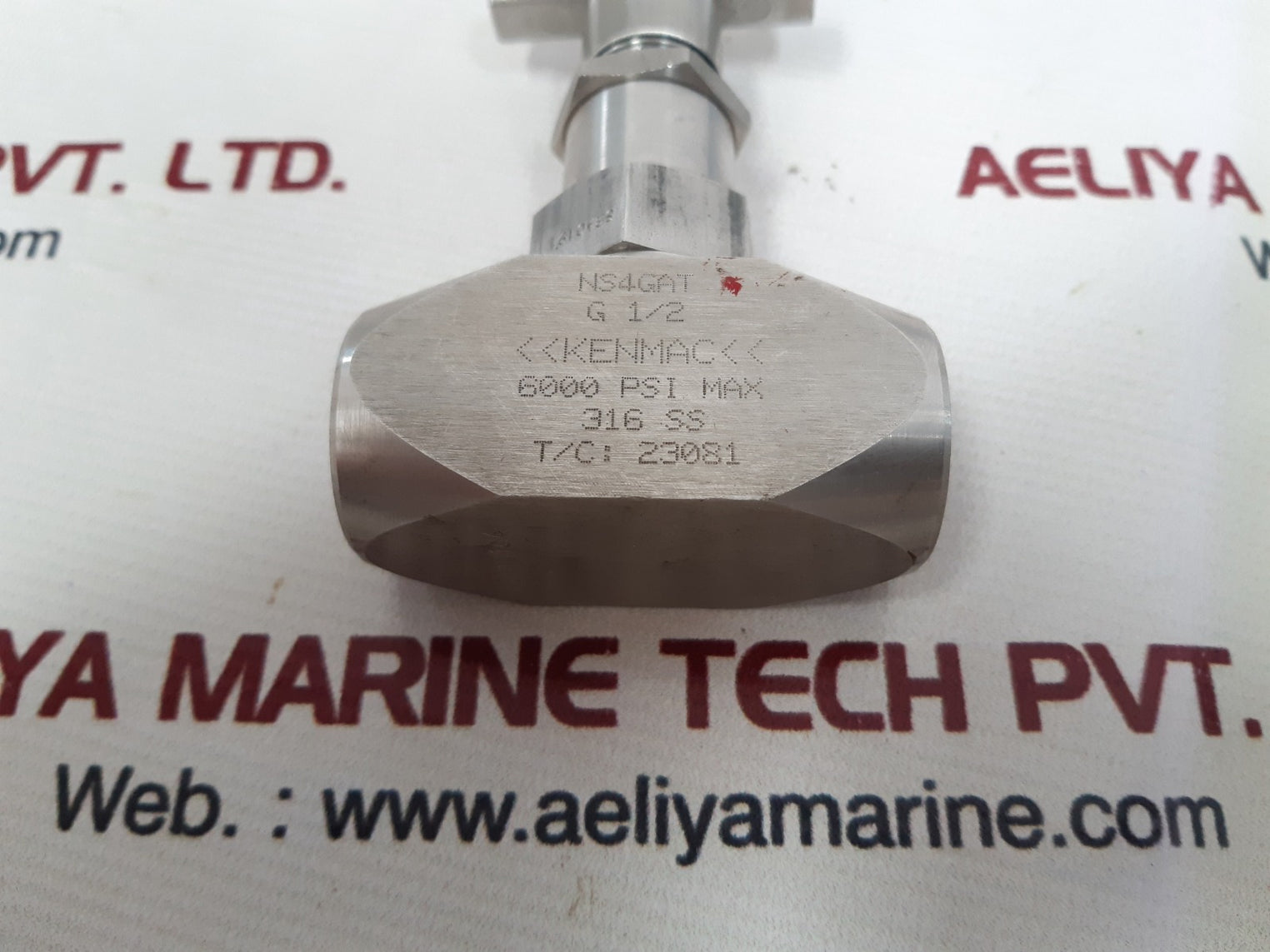 Kenmac ns4gat g 1/2 needle valve 6000psi 