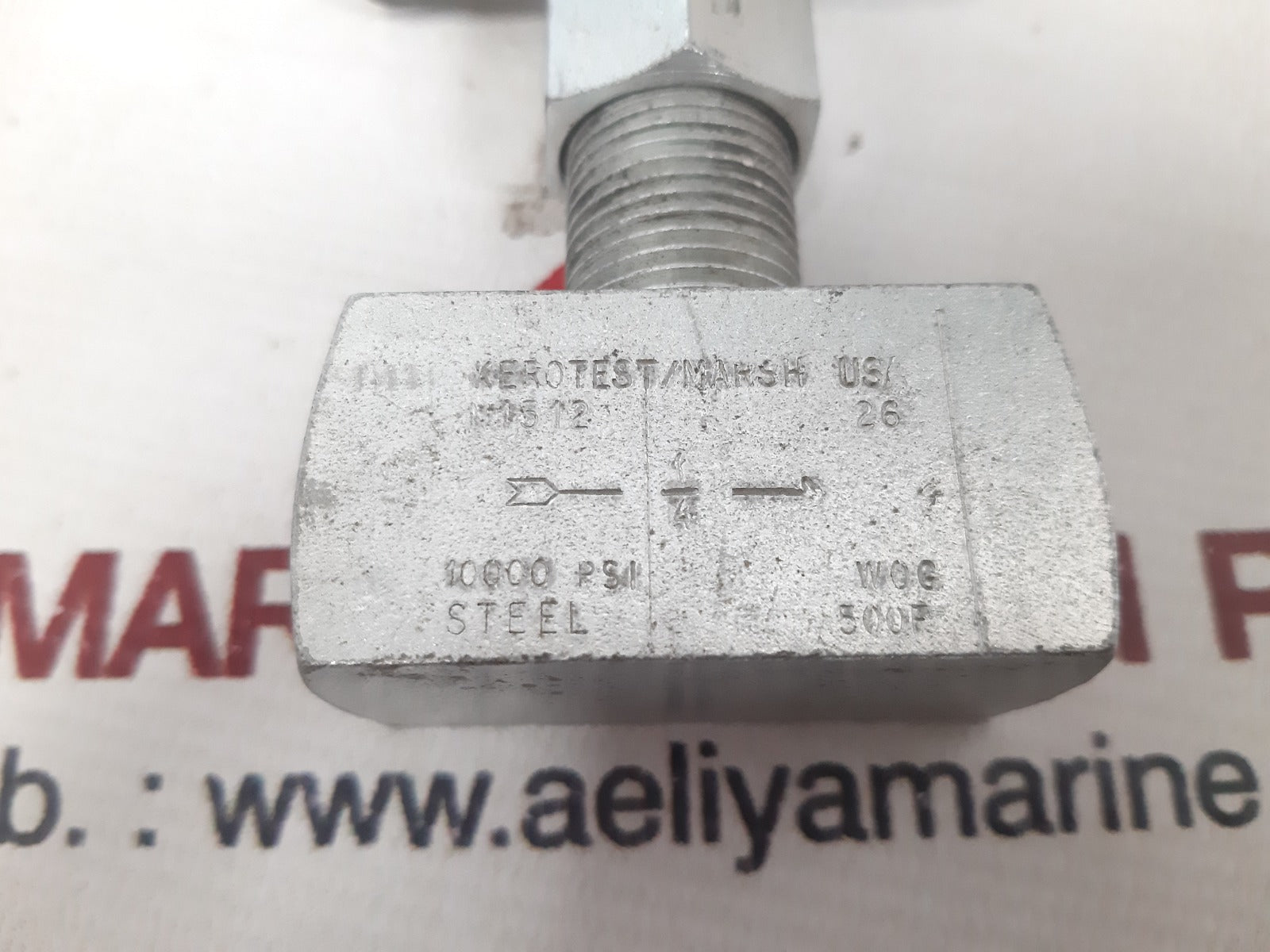 Kerotest n 1512 needle valve 10000 psi